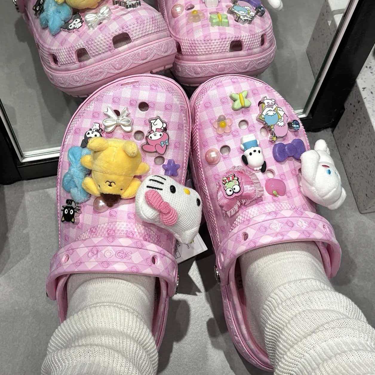 Crocs × Hello Kitty Classic Platform Clog