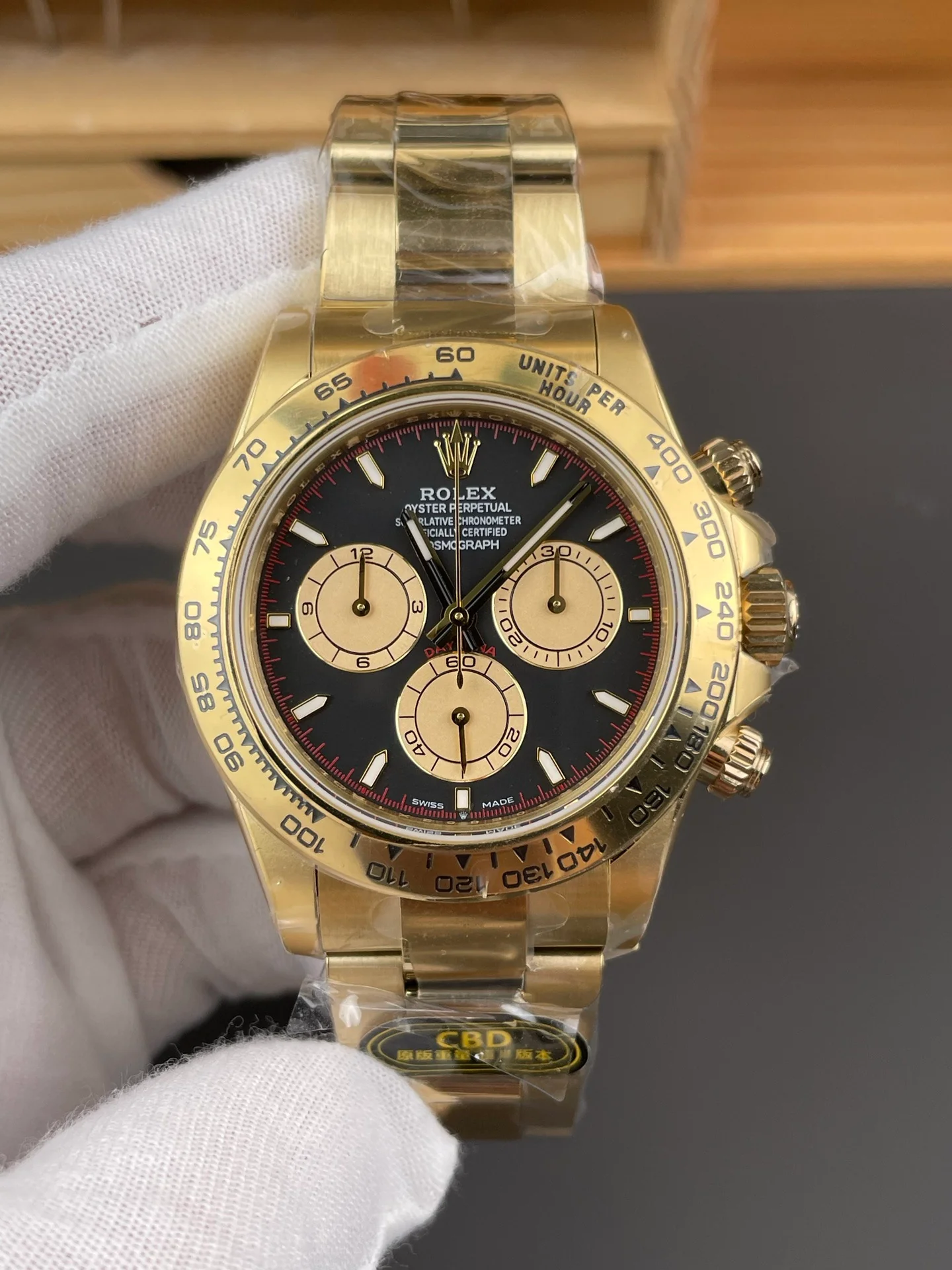 Full Gold Daytona Small Monster