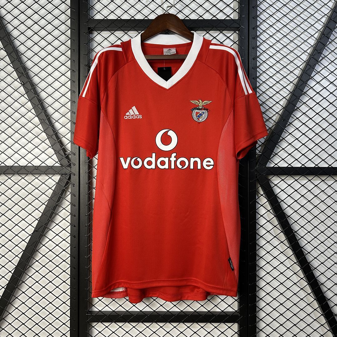 Benfica Retro Soccer Jersey Home Custom Shirt 2002/03