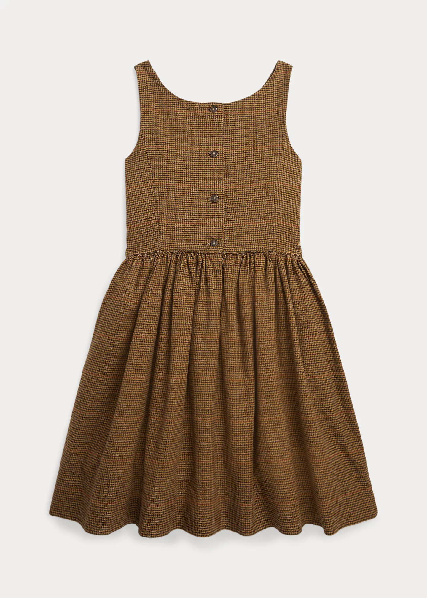 Plaid Cotton Twill Dress
