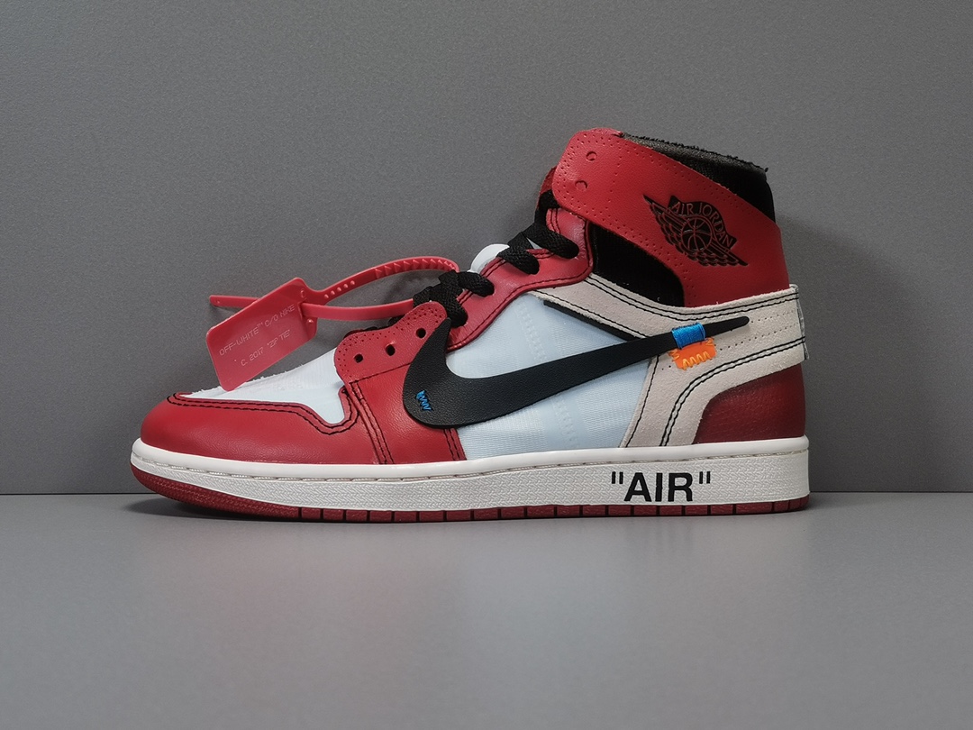 GOD OFF-WHITE X AIR JORDAN 1 HIGH THE TEN CHICAGO  AA3834-101