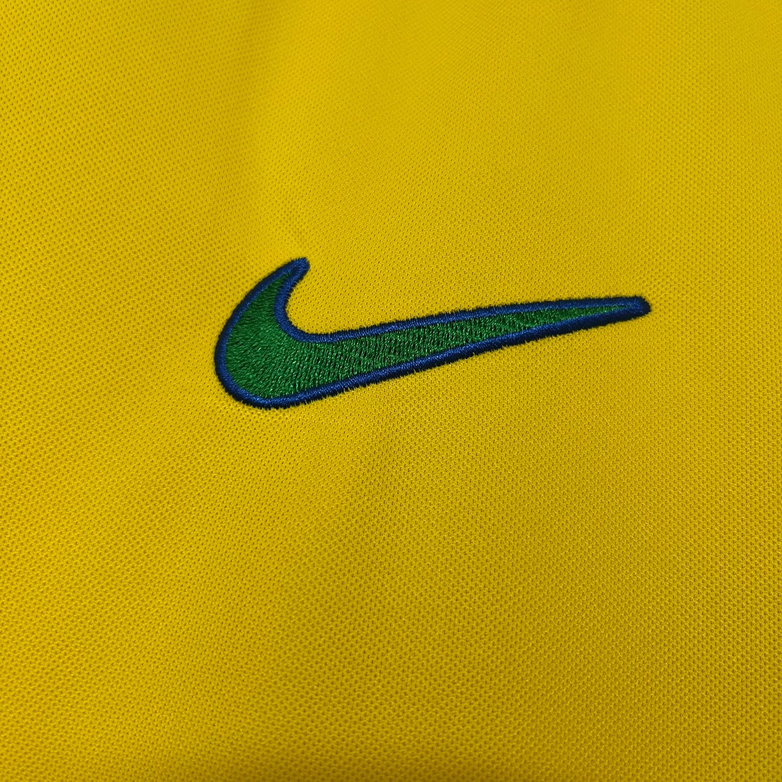 Brazil 1998 I Home Jersey Retro - RONALDO 9