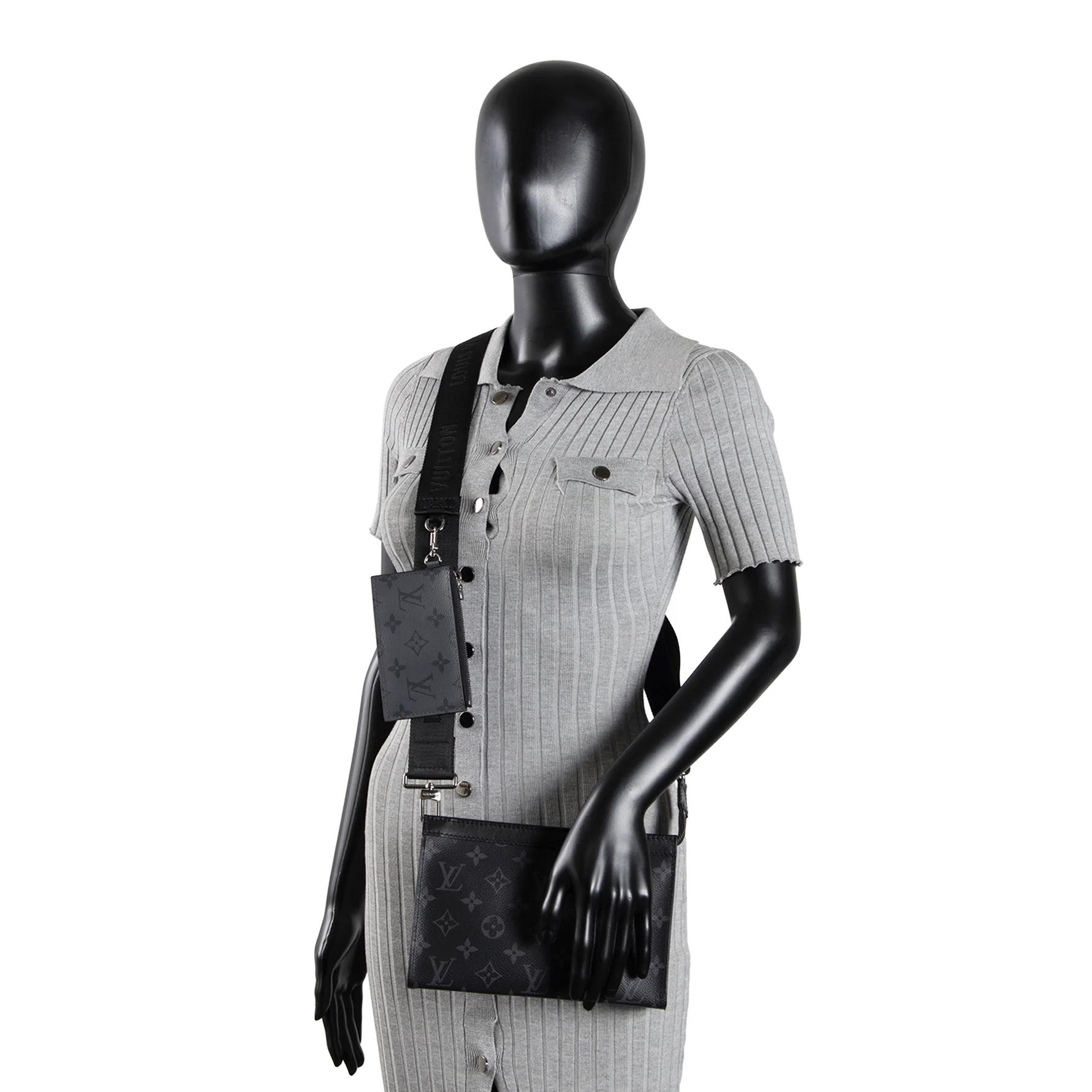 LOUIS VUITTON Gaston Wearable Wallet Monogram Eclipse