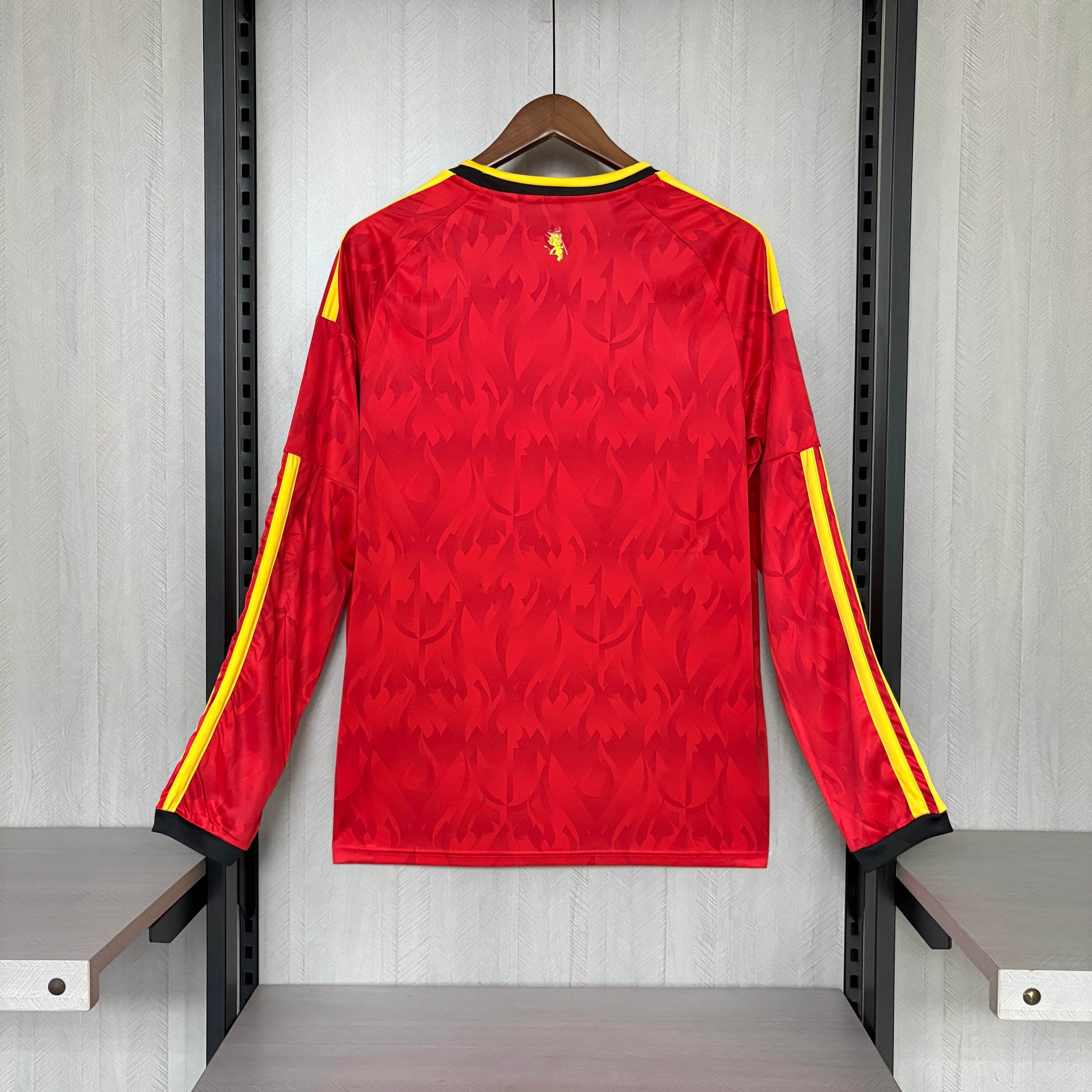 2026 Long Sleeve Belgium National Team Home Shirt