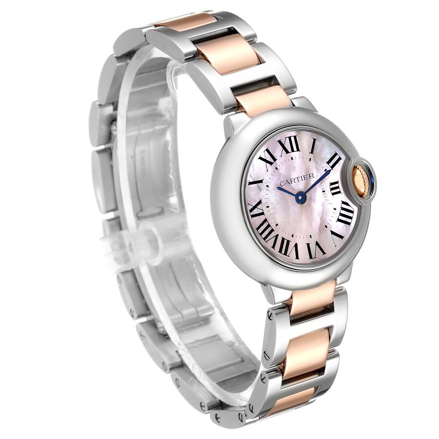 [2026 Mirror Grade]BALLON BLEU Pink Mother of Pearl Dial 28mm