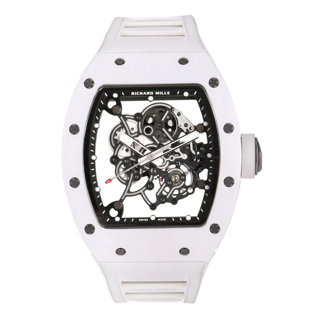 [2026 Mirror Grade]RM055  White Ceramic Dial