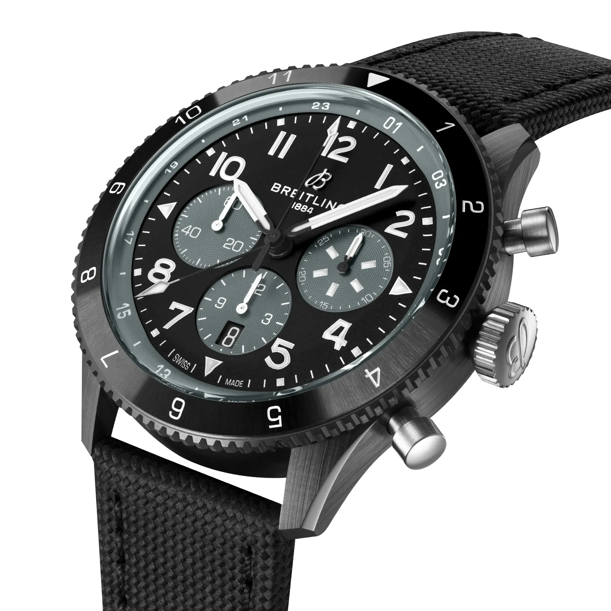 [2026 Mirror Grade]Breitling Classic AVI Super AVI B04 Chronograph GMT 46 Mosquito Night Fighter SB04451A1B1X1
