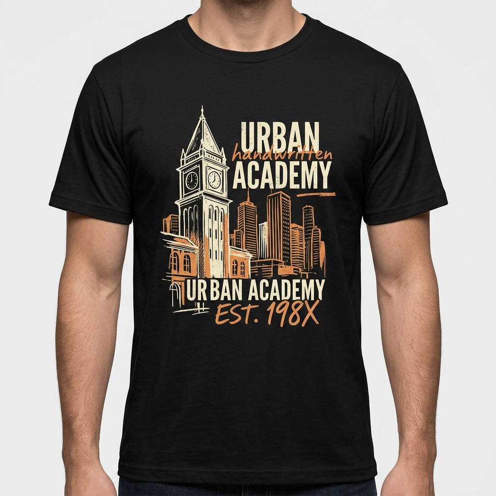 City Varsity Tee, Vintage Athletic Graphic T-Shirt, Unisex Streetwear Shirt CityTee3