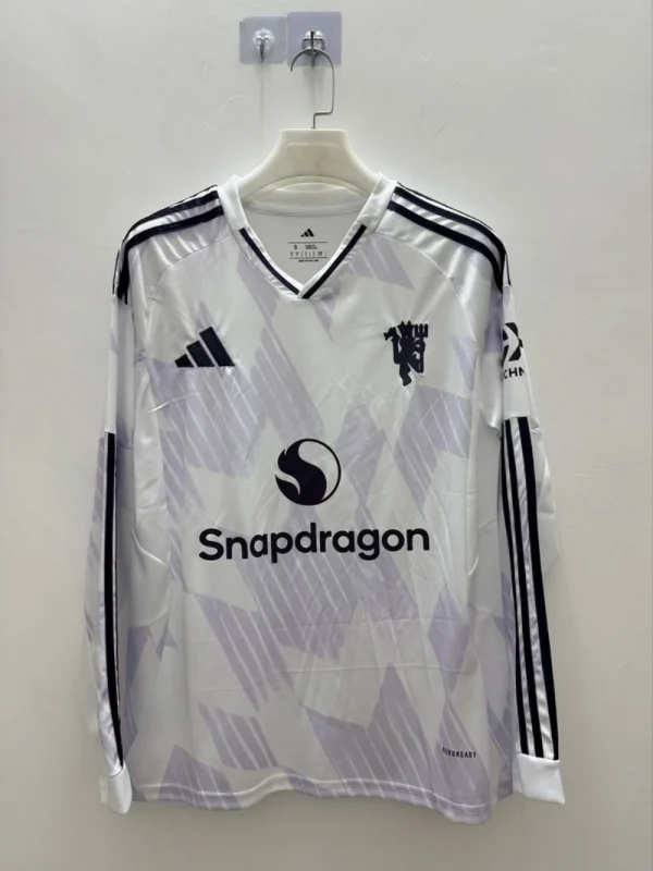 Manchester United Away Long Sleeve Football Jersey Shirt 2025/26