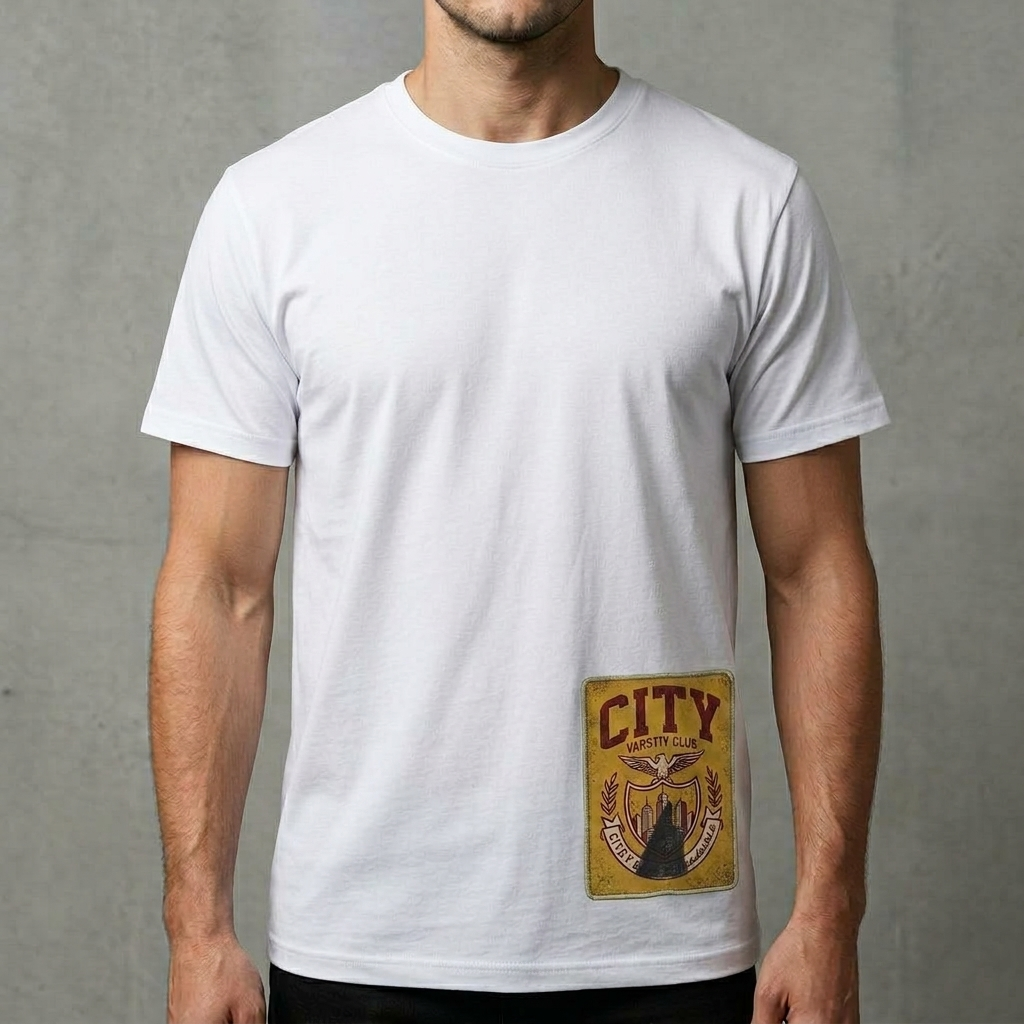 City Varsity Tee, Vintage Athletic Graphic T-Shirt, Unisex Streetwear Shirt CityTee7