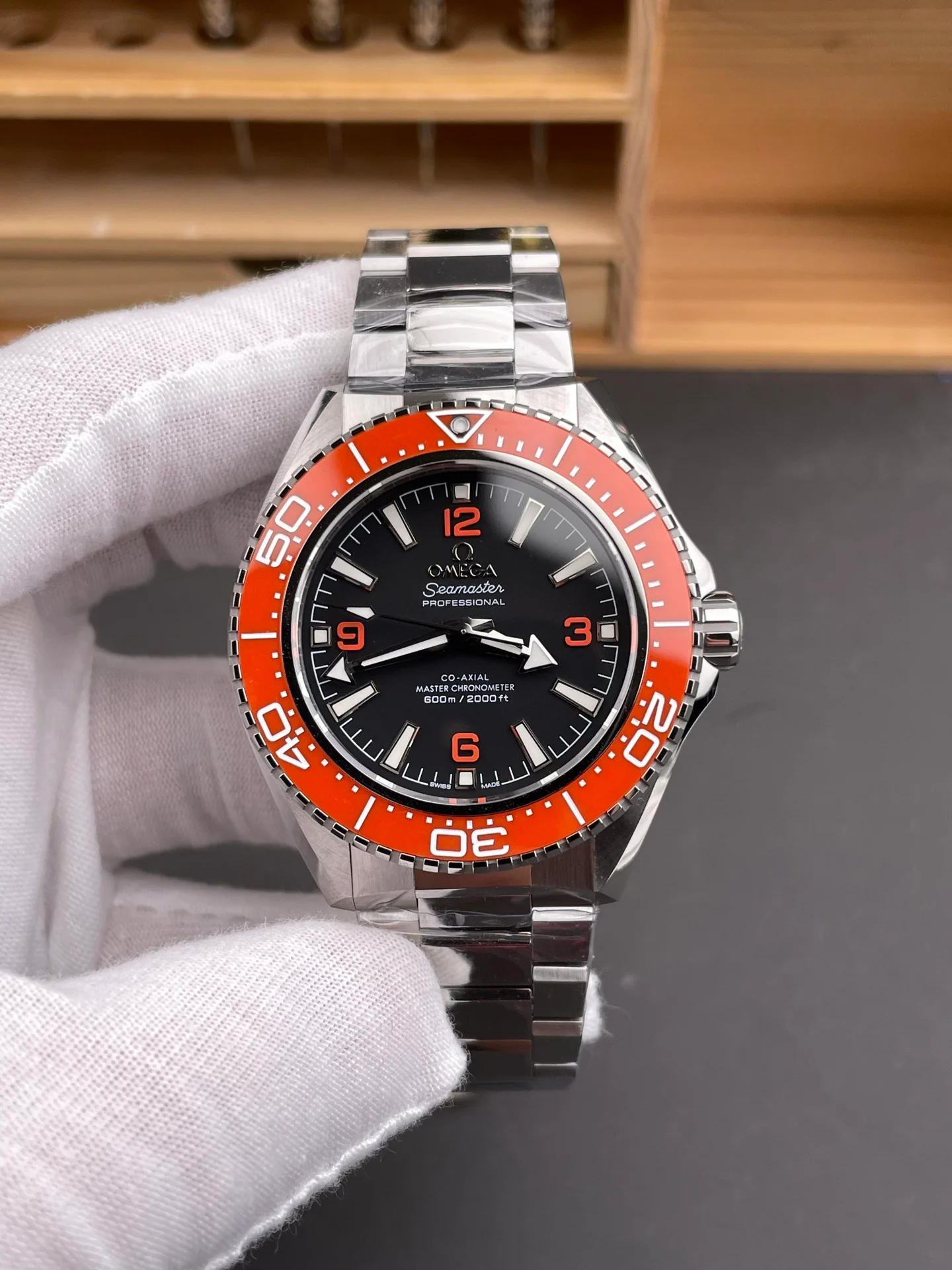 Ocean Universe Seamaster 600M Orange Bezel