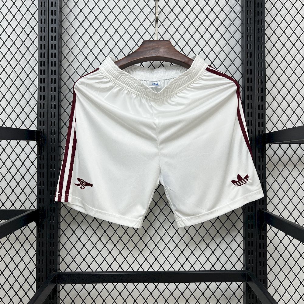 Arsenal Football Jersey White Custom Shorts 2025/26