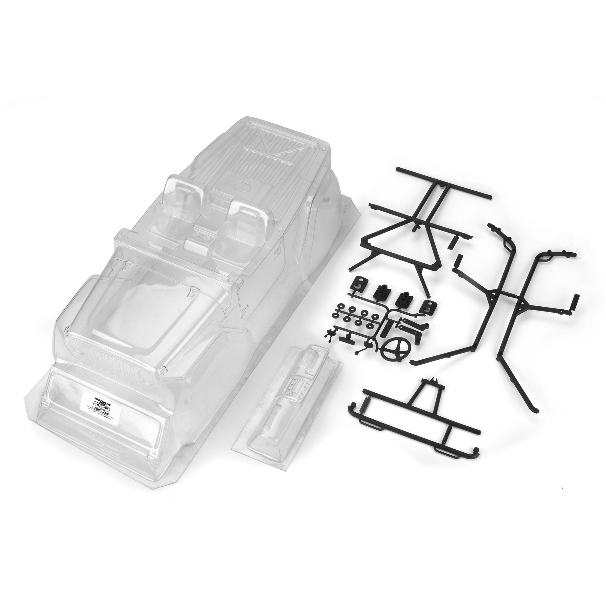 1/10 2004 Jeep LJ Clear Body/Trail Cage 12.3