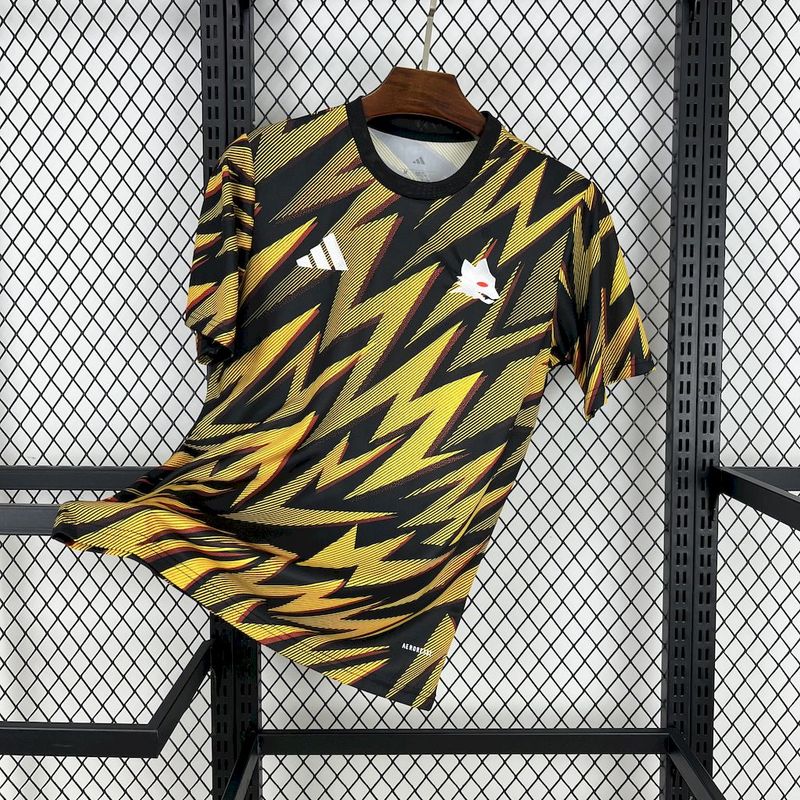 Roma Soccer Jersey Pre-Match Custom Shirt 2025/26
