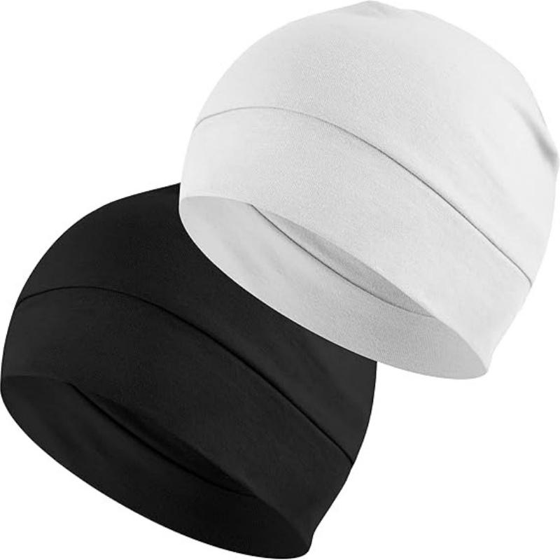 Headshion Cotton Skull Caps for Men Women