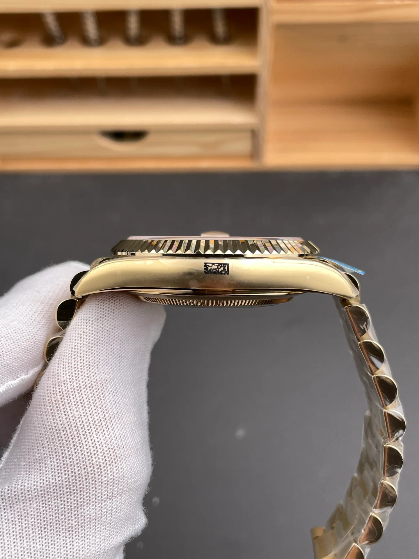 Full Gold Day-Date Yellow Diamond Bezel