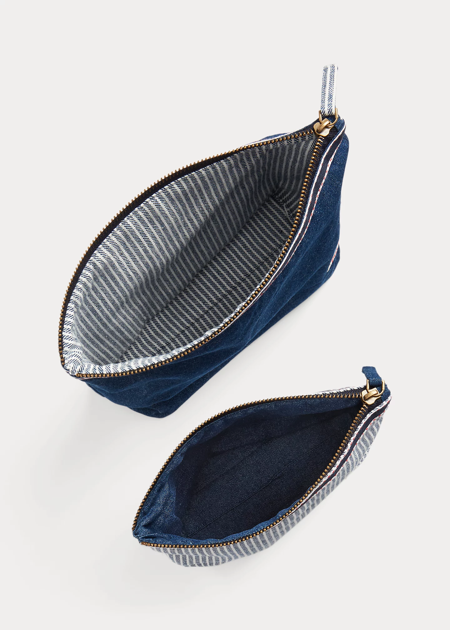 Caufield Denim Pouch Set