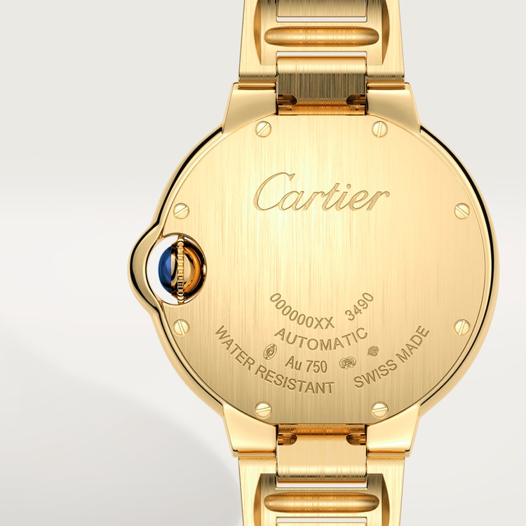 [2026 Mirror Grade]BALLON BLEU Diamond Yellow Gold 33mm