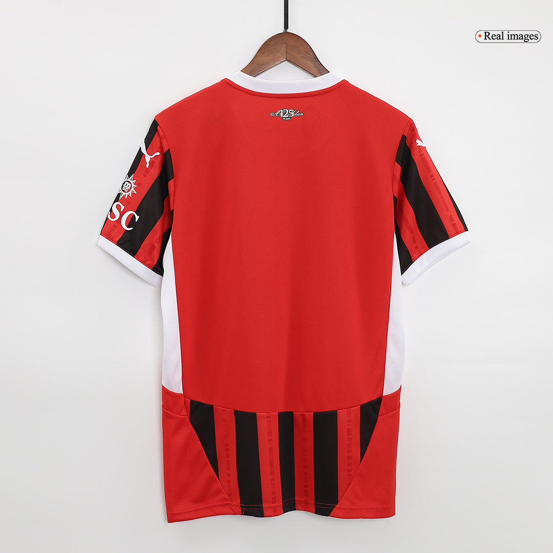 AC Milan Soccer Jersey Home Custom Shirt 2024/25