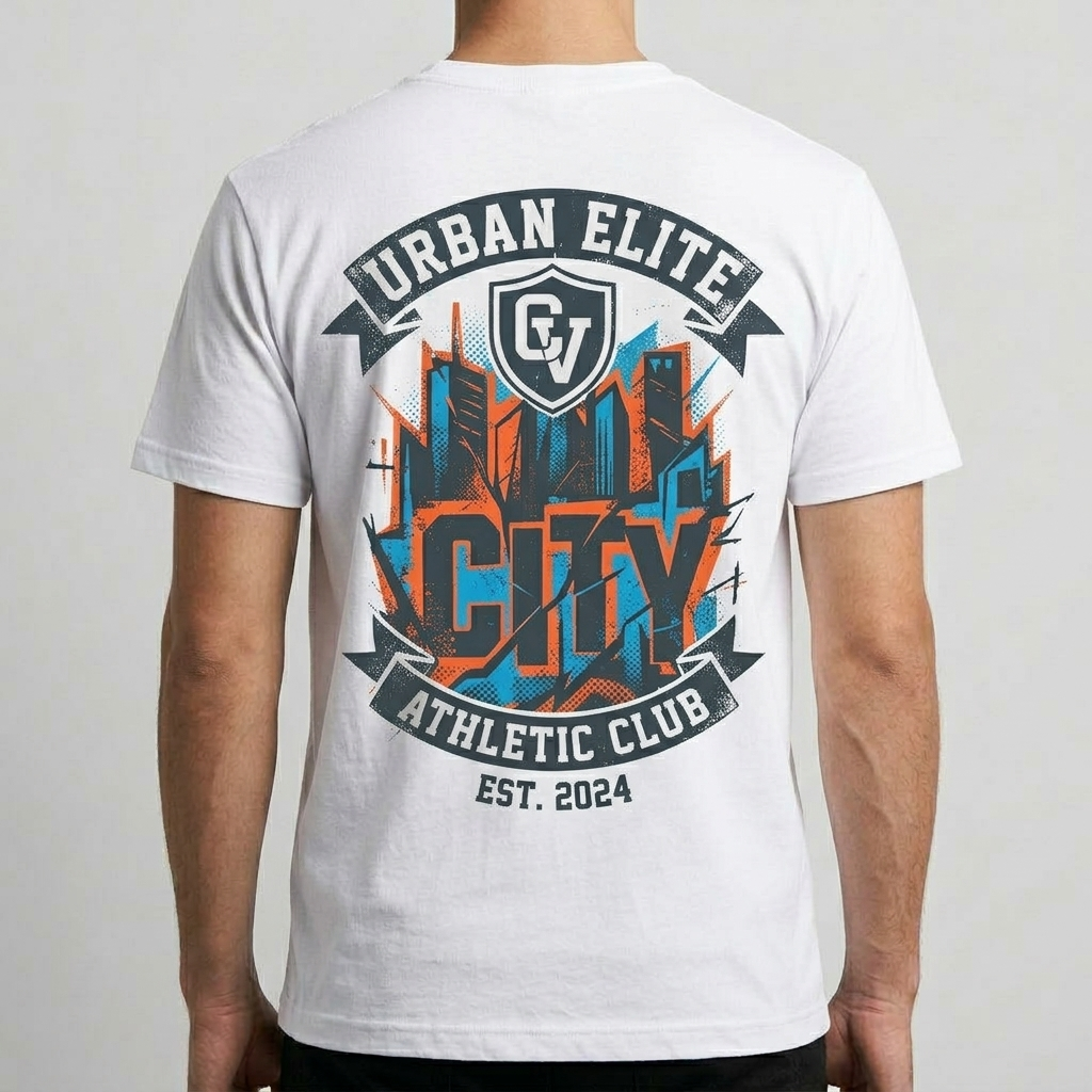 City Varsity Tee, Vintage Athletic Graphic T-Shirt, Unisex Streetwear Shirt CityTee3