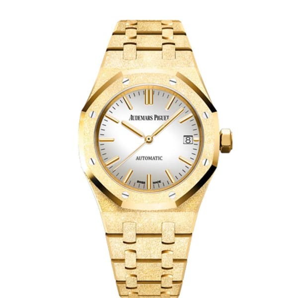 [2026 Mirror Grade]Audemars Piguet Royal Oak Frosted Gold Selfwinding Ref. # 15454BA.GG.1259BA.02