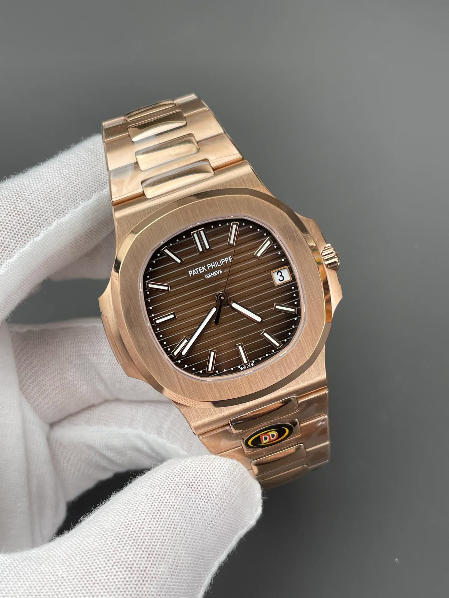 Rose Gold Nautilus 5711 Brown Dial