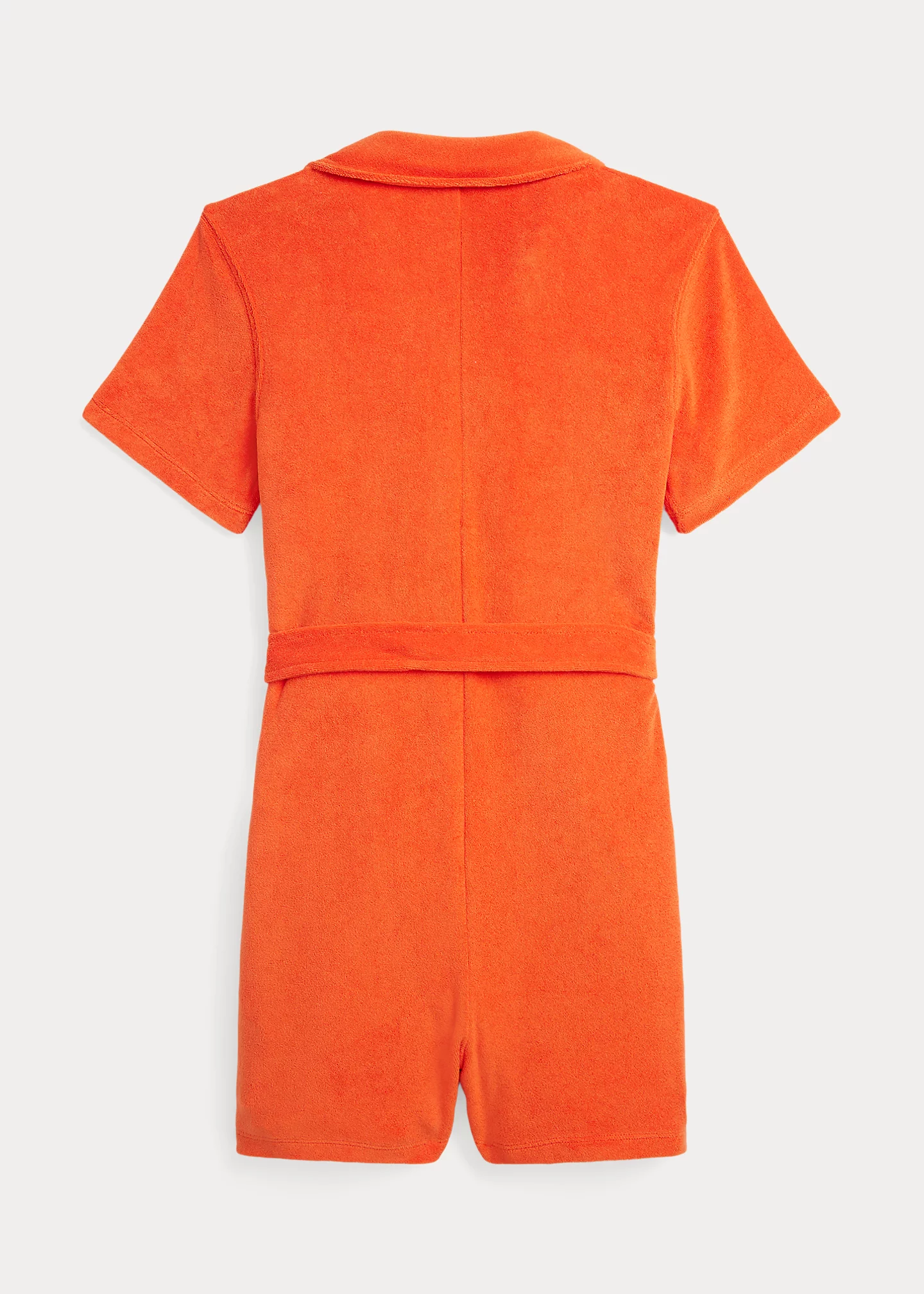 Belted Terry Romper