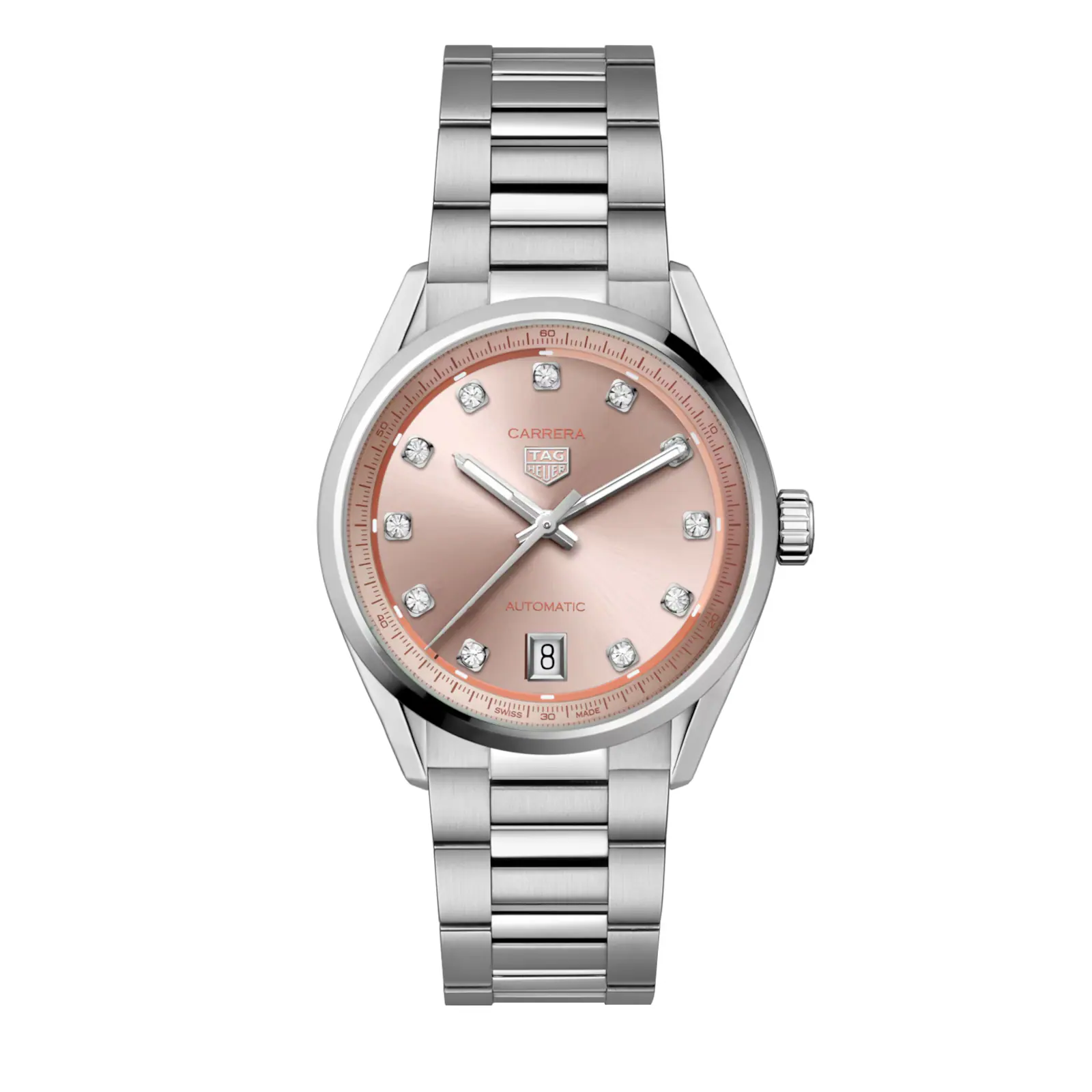 [2026 Mirror Grade]TAG Heuer Carrera Date 36mm Ladies Watch Diamond Dot WBN231D.BA0001