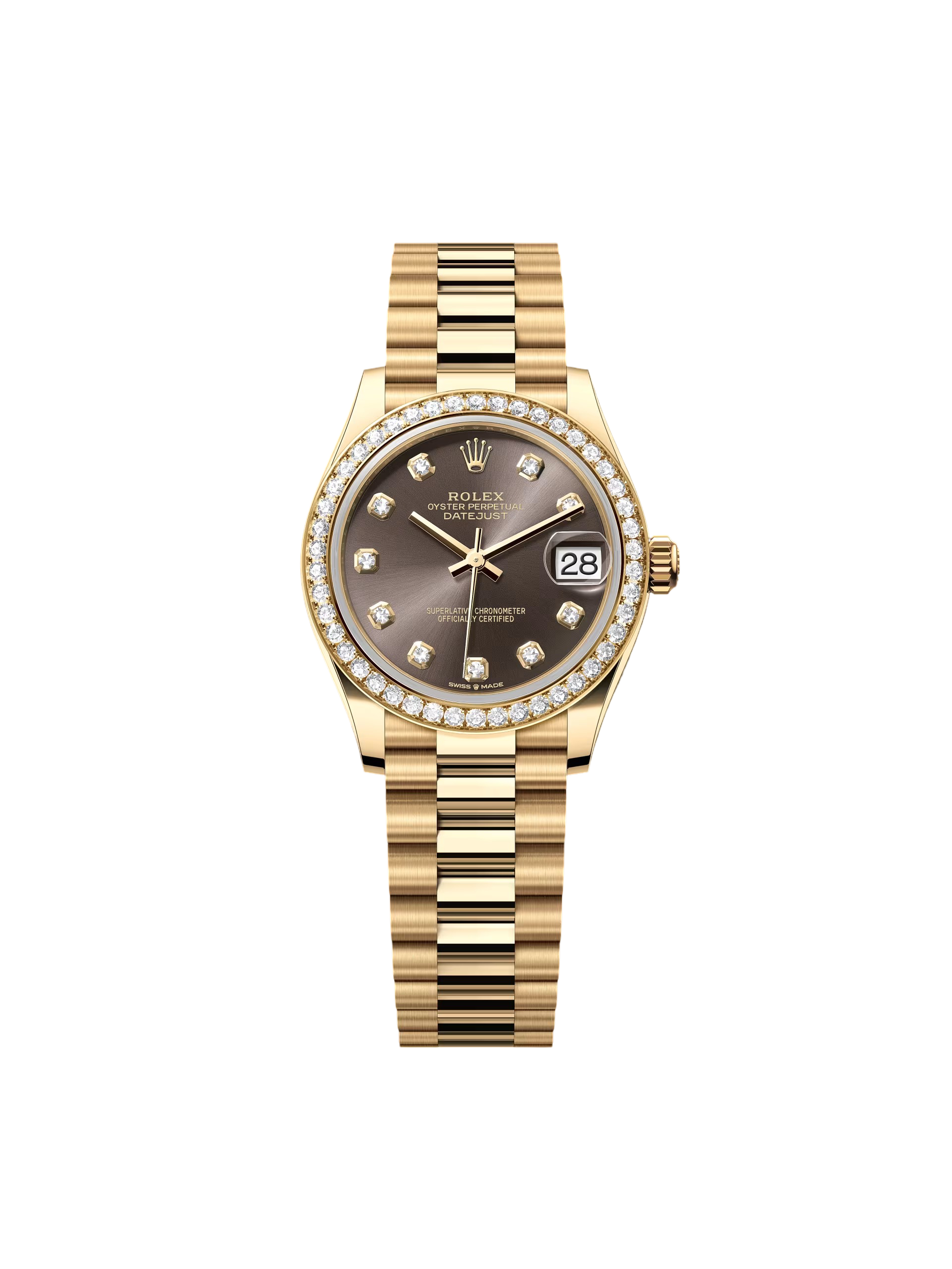 [2026 Mirror Grade]RLX Datejust m278288RBR-0030 Dark Grey 31mm Dial President Bracelet Watch