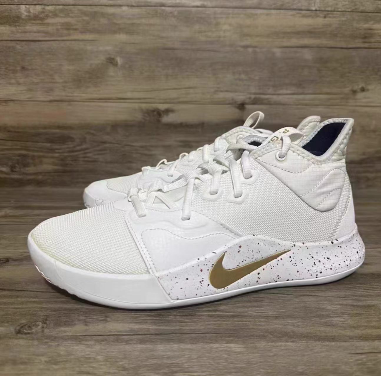 Nike PG 3 White Gold