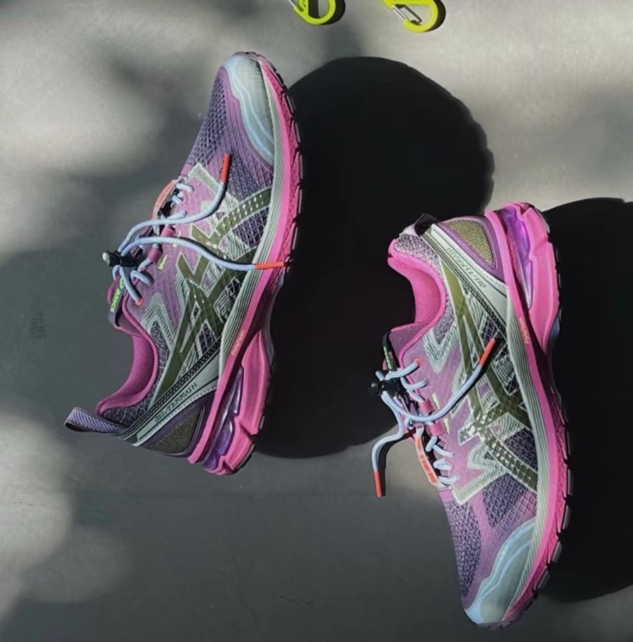 ASICS Gel-Trail Purple Pink Olive