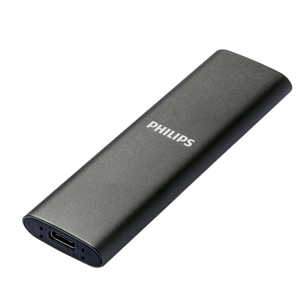 PHILIPS Dysk zewnętrzny SSD Philips Ultra Speed Space Grey 500 GB, szary