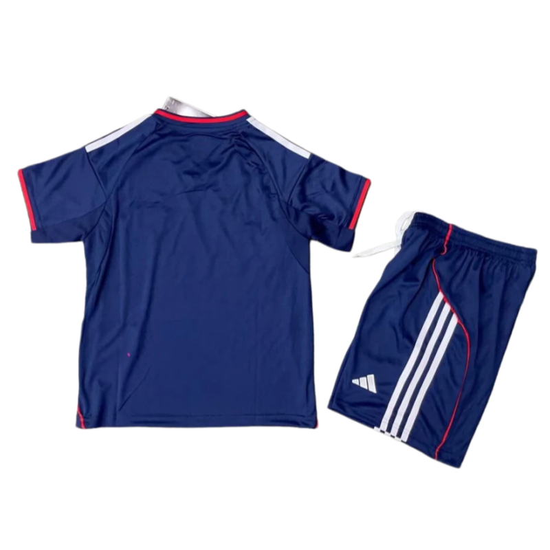 2025-26 olympique Lyonnais Away Kids Football jersey Kit Fan version