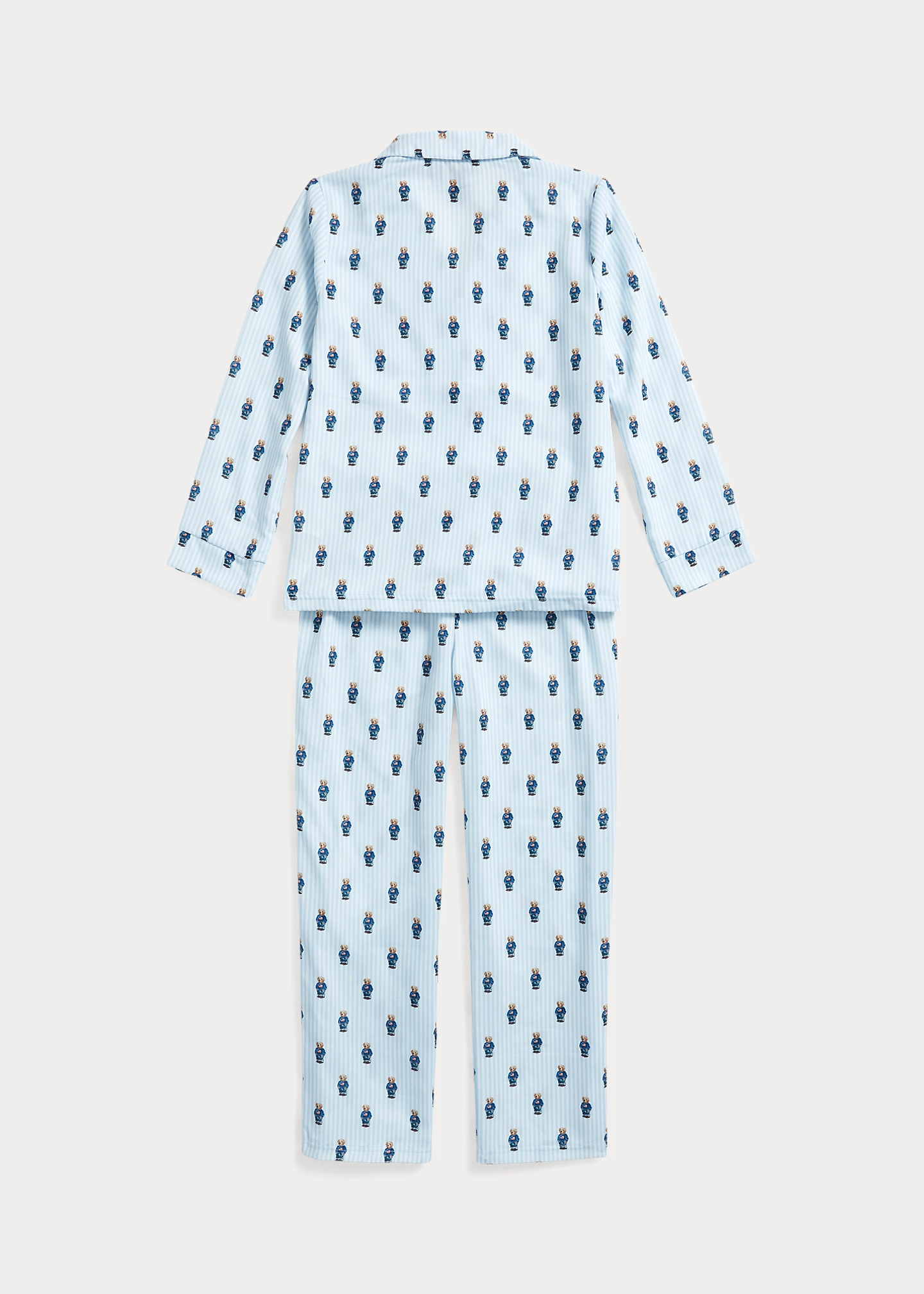 Polo Bear Flannel Sleep Set