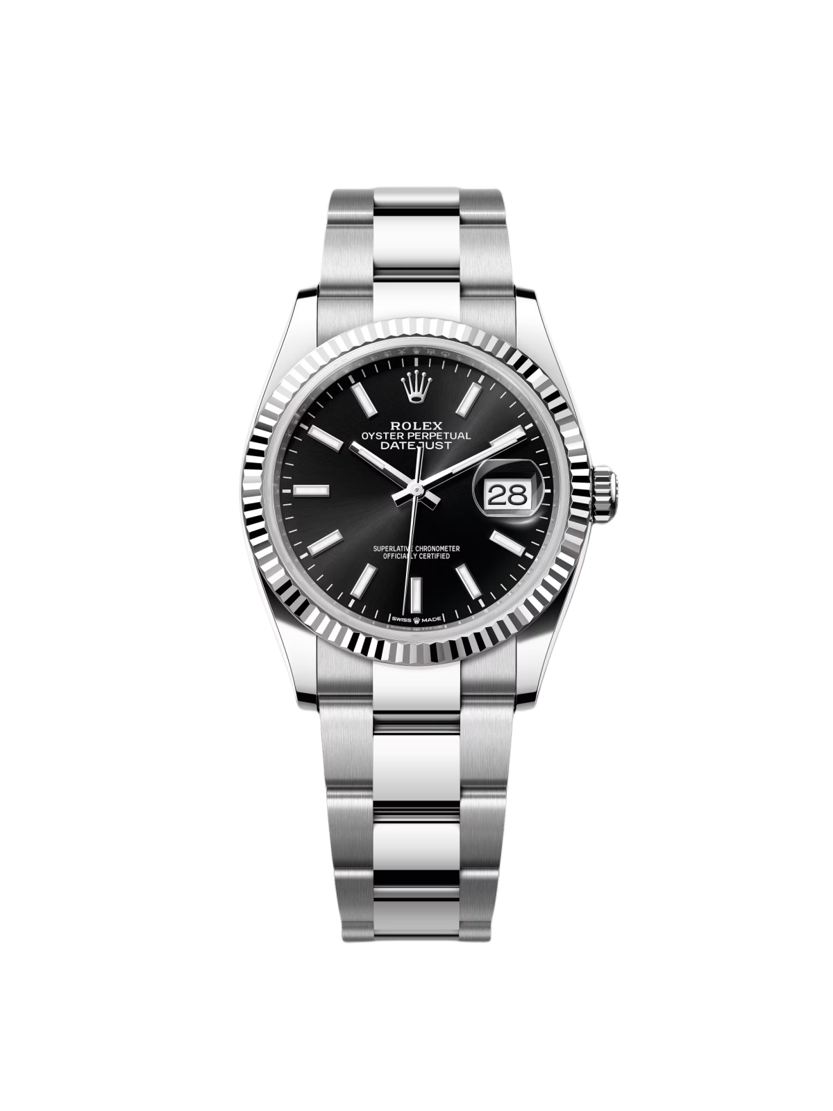 [2026 Mirror Grade]RLX  Datejust 36mm 126234 Black Index Jubilee Stainless Steel Mens Watch