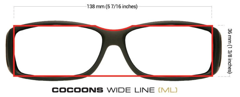 Black Wide Line Frame with Polarized Grey Lens