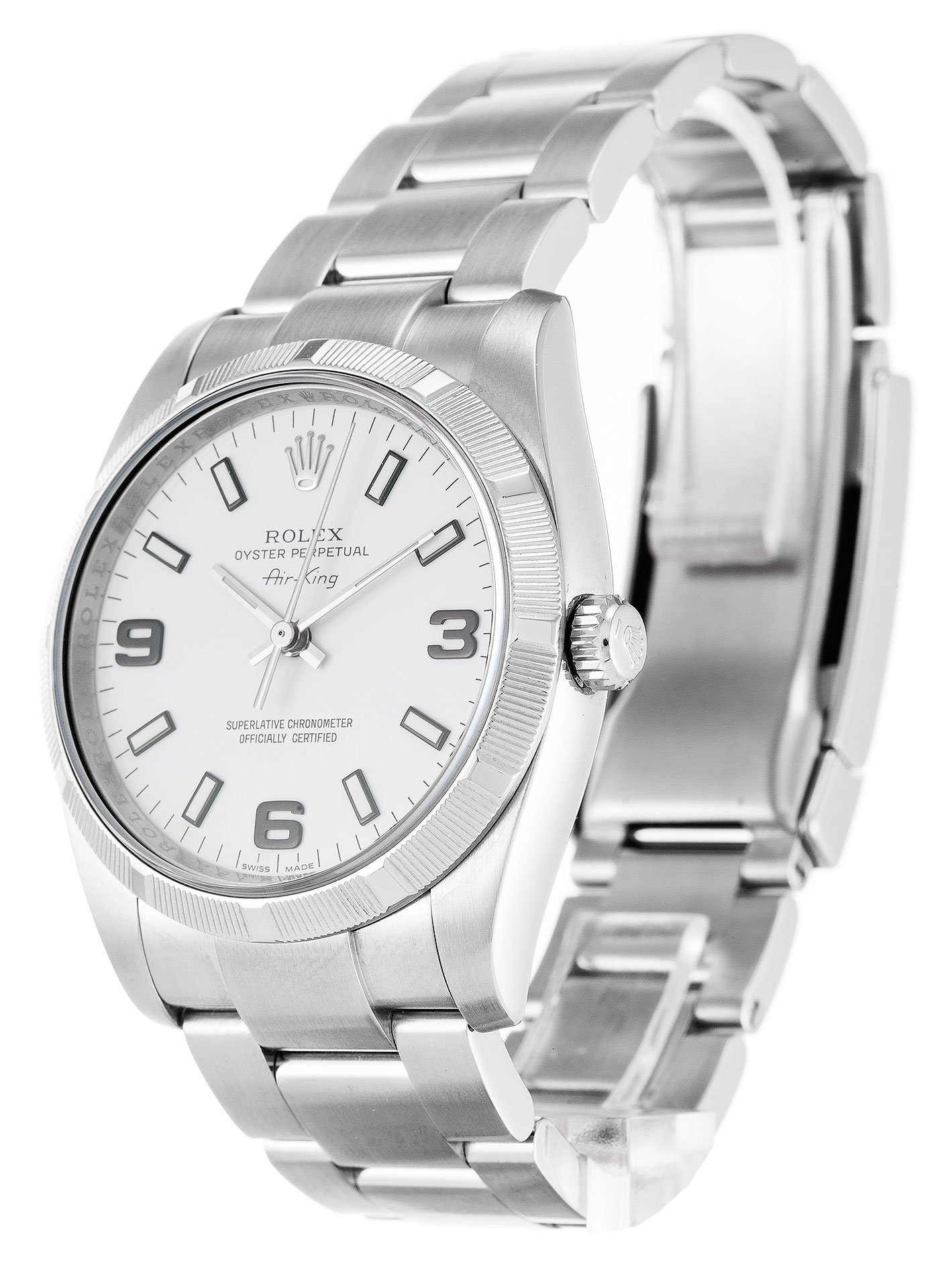 [2026 Mirror Grade]Rolex Air-King 34mm White Dial 114210