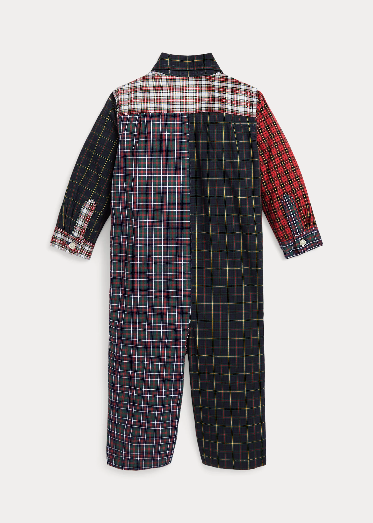 Plaid Cotton Poplin Fun Coverall