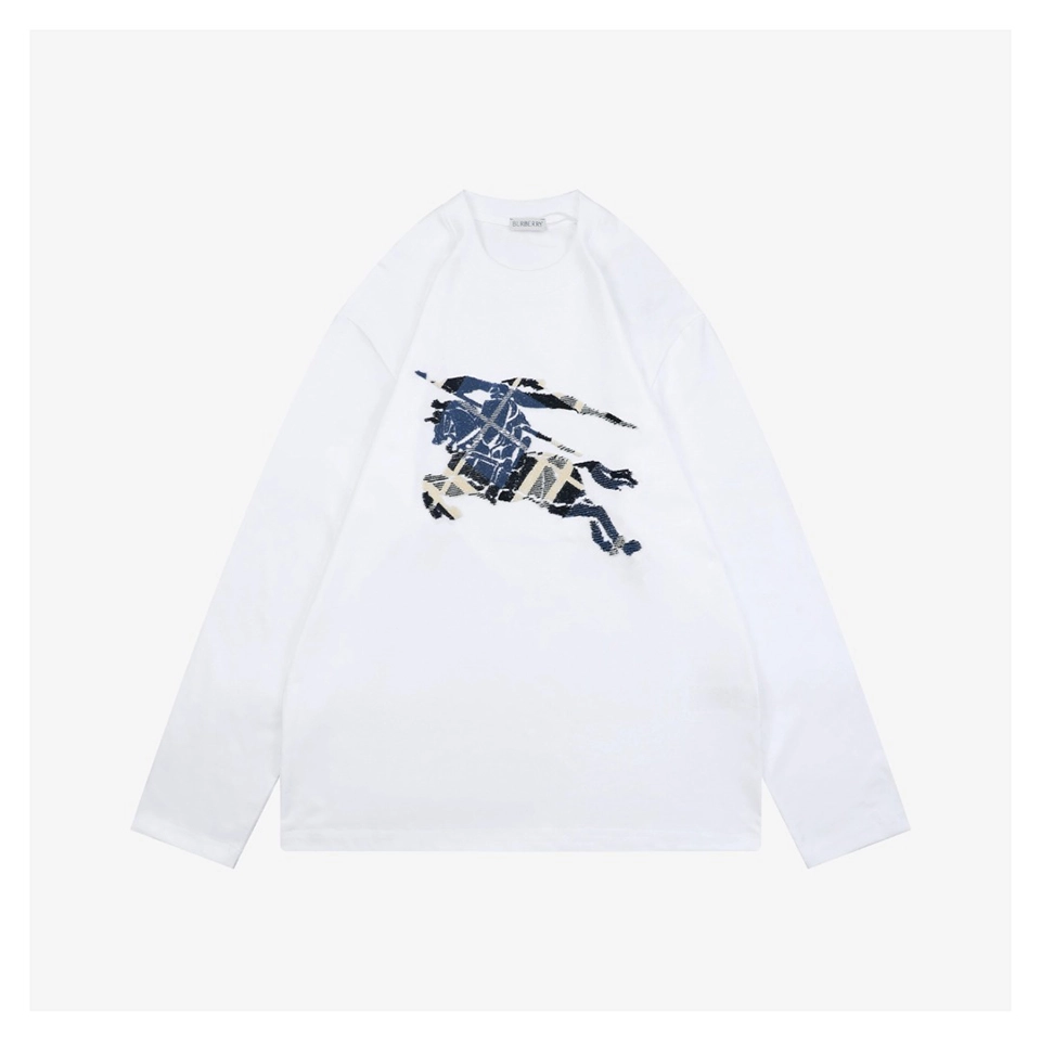 BBry Multicolor Knight Brushed Embroidery Shirt (Black/White)