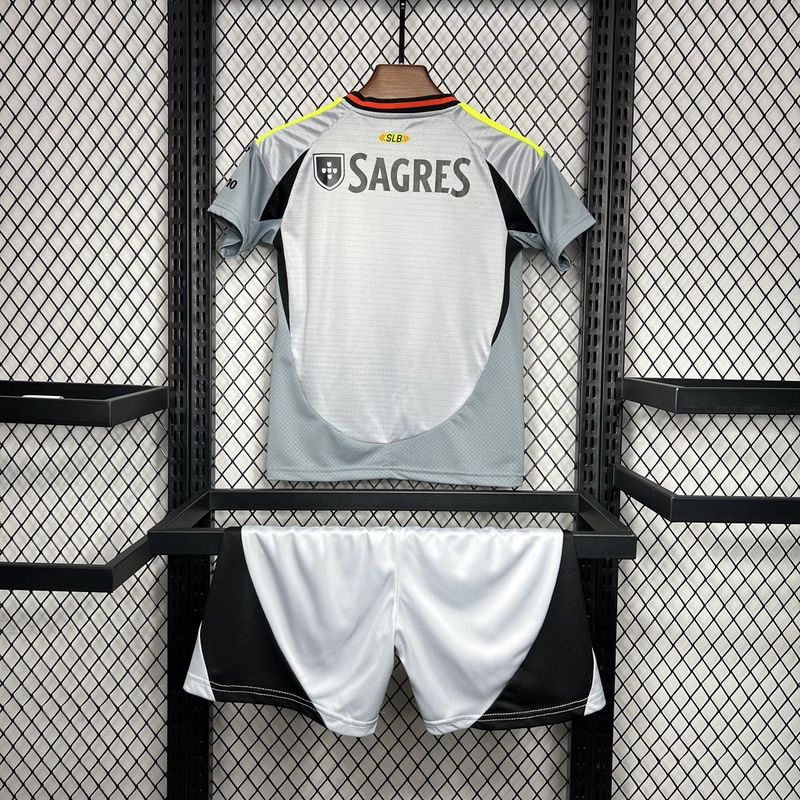 Benfica Soccer Jersey Third Away Kids Kit Jersey+Shorts 2024/25