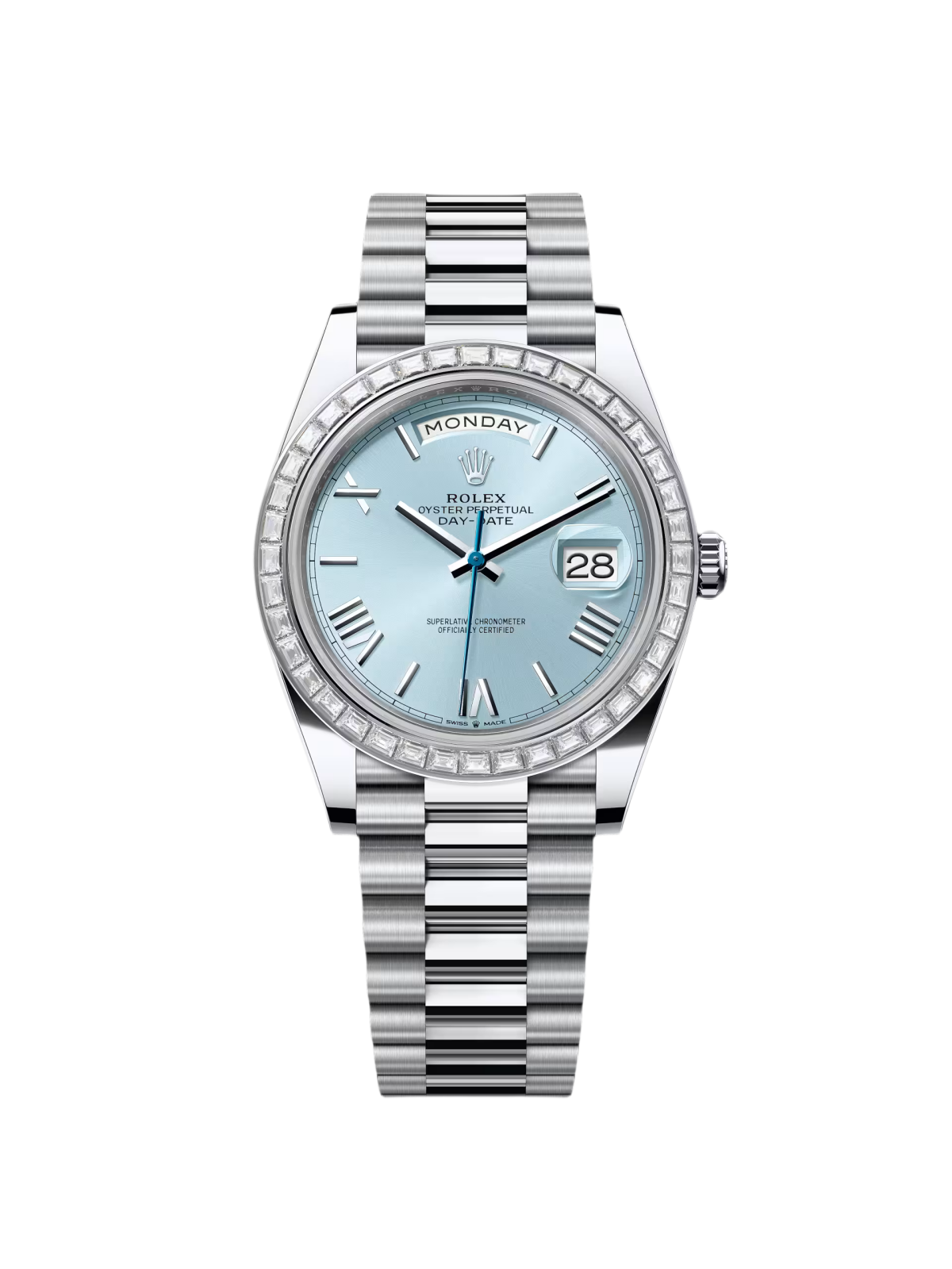 [2026 Mirror Grade]RLX Day-Date 40mm 228396TBR-0030 Ice Blue Roman Dial