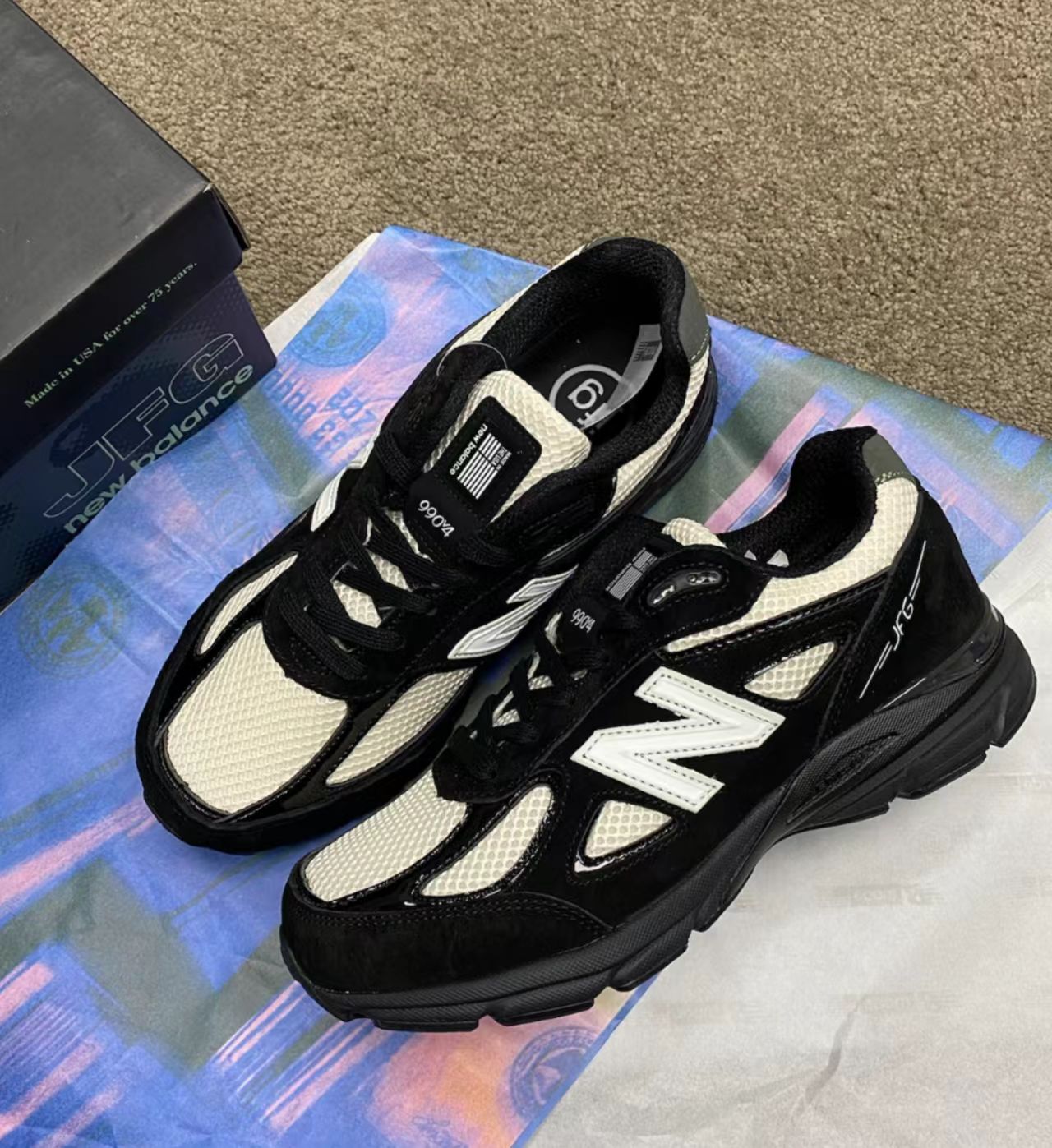 New Balance 990v4 Joe Freshgoods Black White