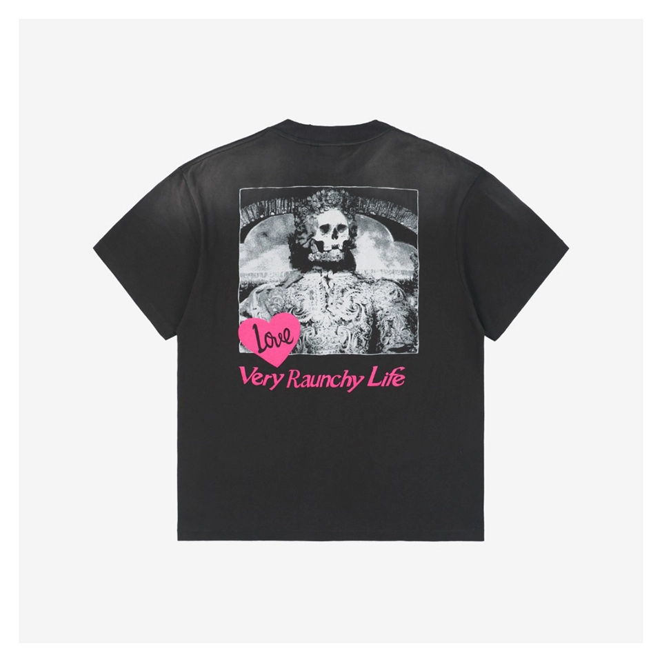 Saint Michael Love Skeleton Graphic T-Shirt