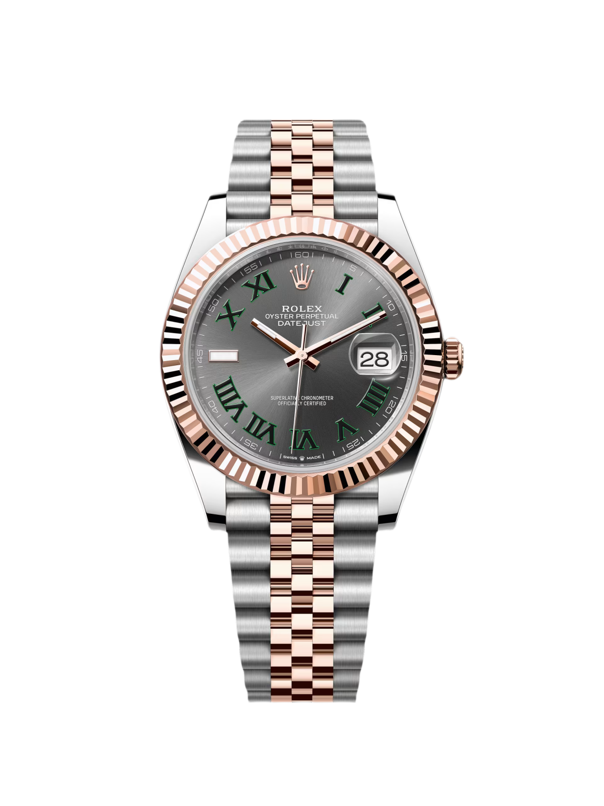 [2026 Mirror Grade]RLX Datejust 41mm 126331 Oyster Band Steel and Everose Gold Men’s Watch
