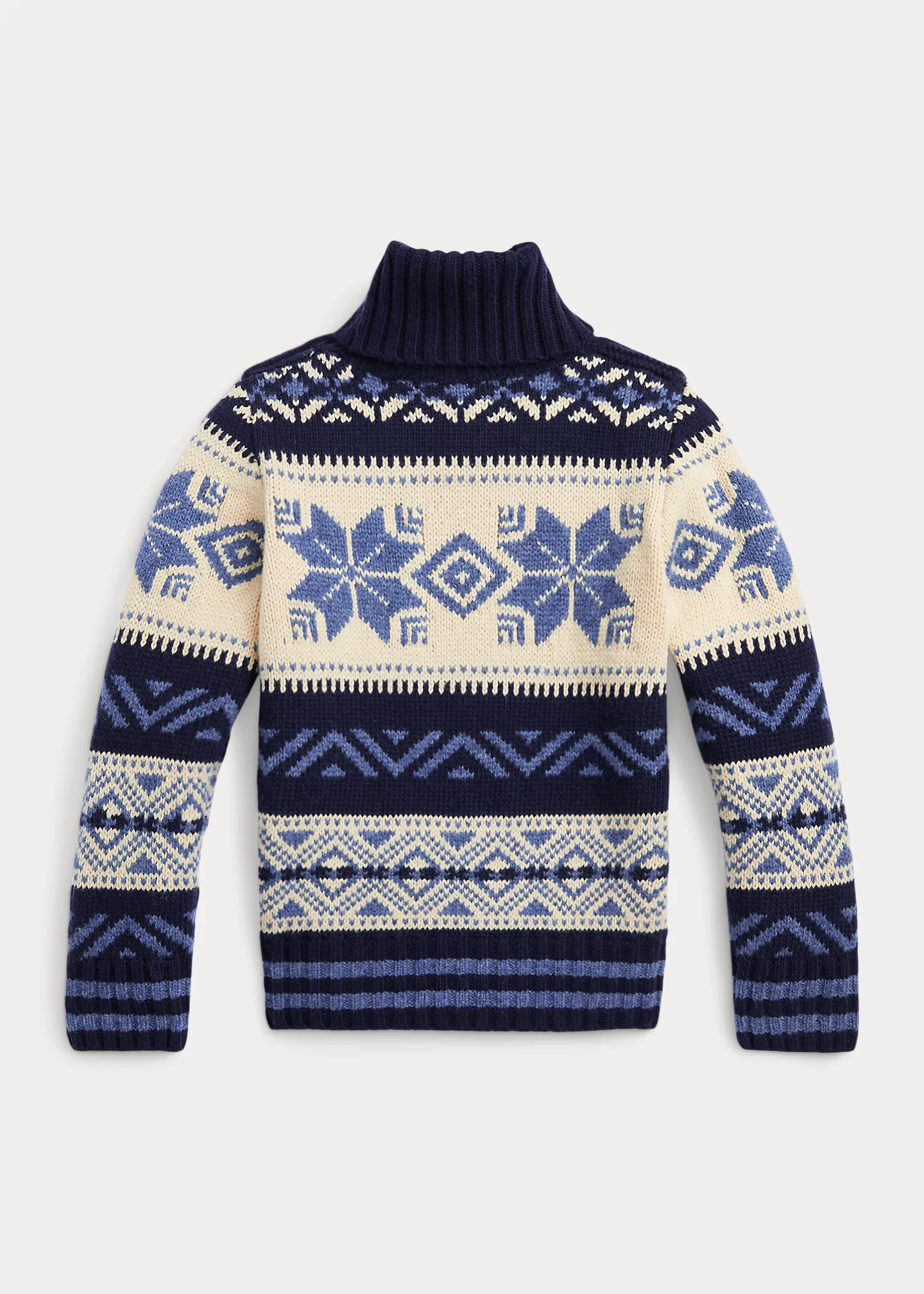 Fair Isle Wool-Blend Turtleneck