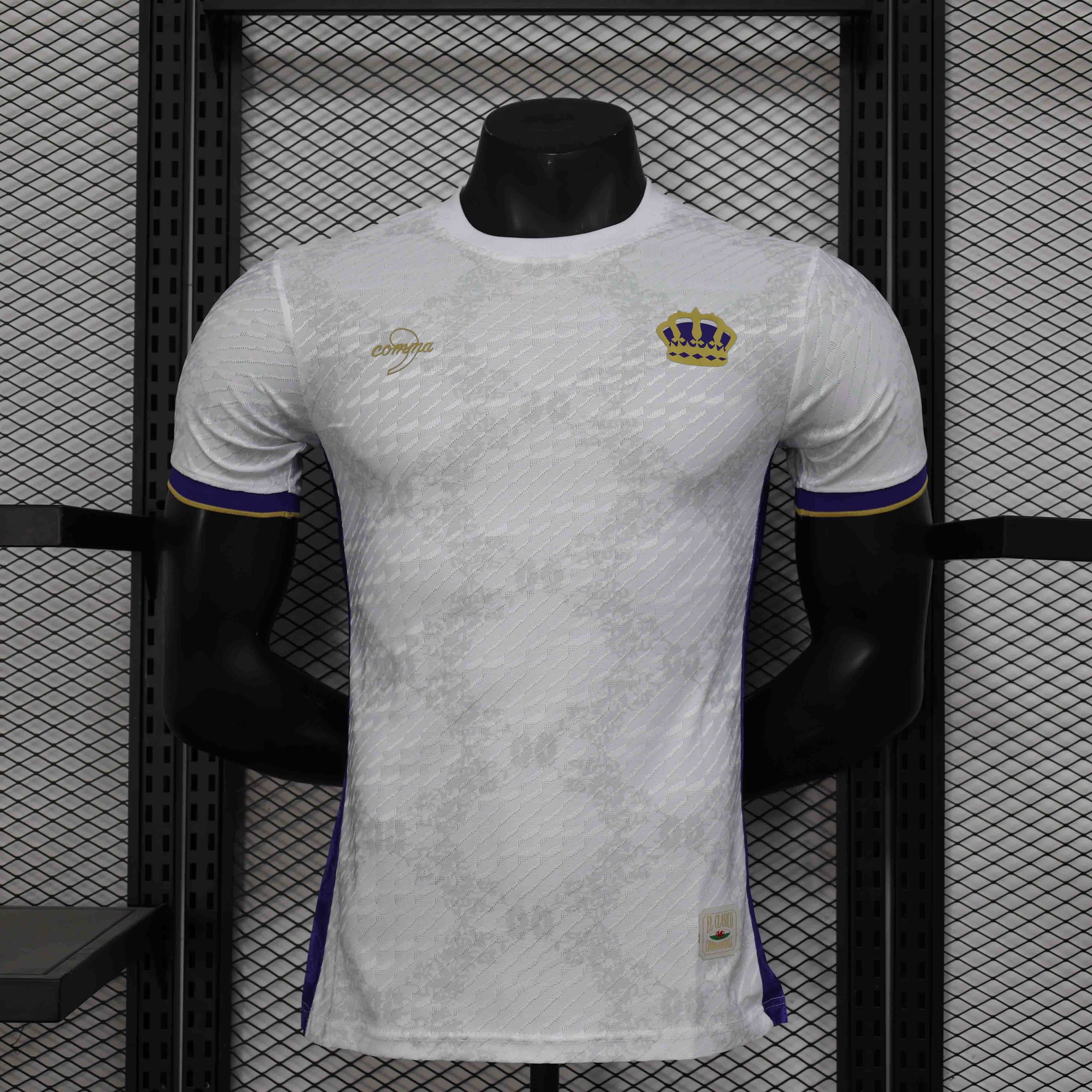 Real Madrid Authentic Soccer Jersey King Karim Special Edition Shirt 2024/25