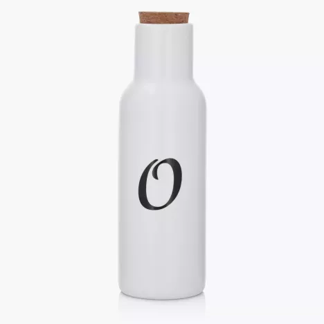 MARKA DUKA Zestaw 2 butelek do oliwy i octu DUKA OLJA 300 ml biały porcelana