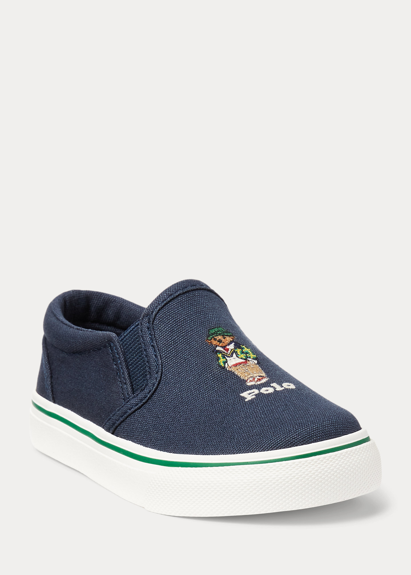 Keaton Polo Bear Canvas Slip-On Sneaker