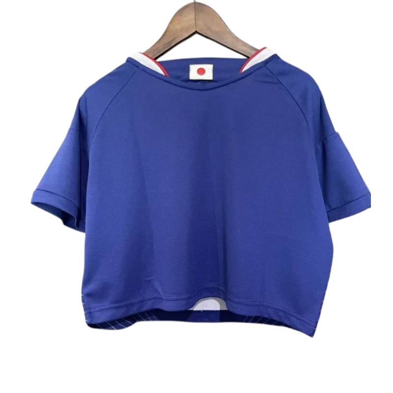 Japan World Cup 2026 Home Women's Crop Top Fan Version