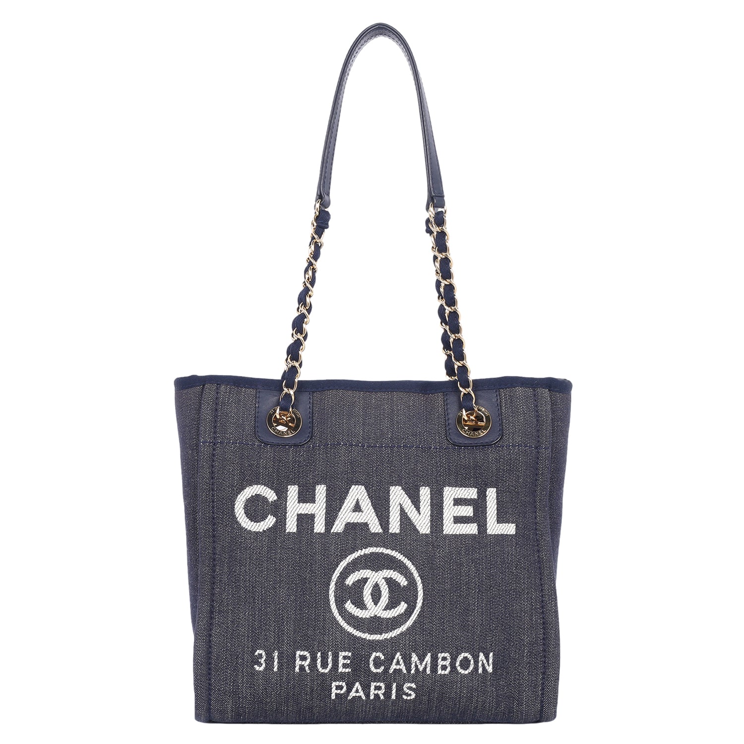 Deauville Denim Mini Tote Blue